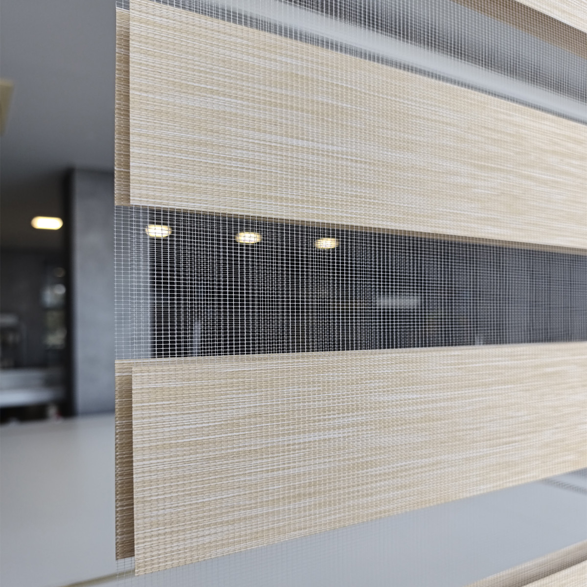 Διπλό ρόλερ Zebra V2 Κρέμ ΖΑ22